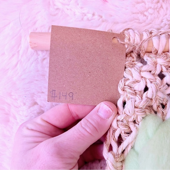 Moving Sale! NWT Wool/Cotton Macrame Wall Hanging Custom Alaskan Made - Picture 6 of 8